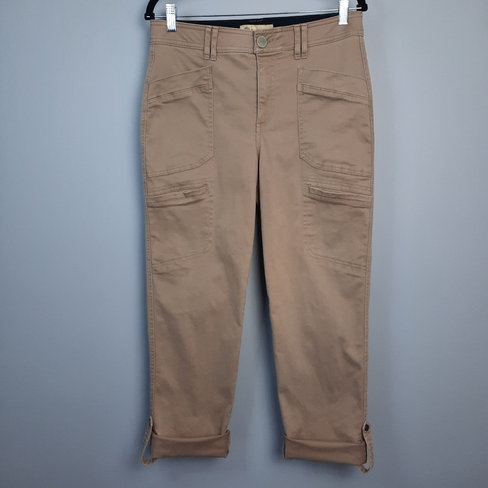 Democracy Tan Ankle Cropped Pants
